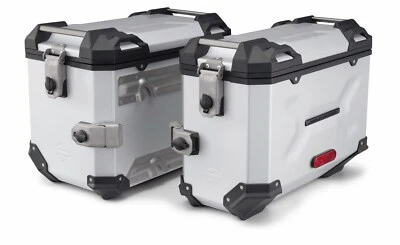 Harley-Davidson Maleta Lateral Aluminio 90202082 Juego 2 Maletas Pan America Foto 1 de 4