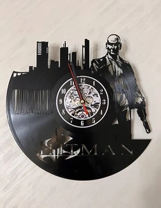 Hitman Vinyl Record Wall Clock - Unique Gift - Vintage Record - Picture 1 of 5