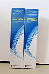 New 2 IcePure RWF0500A Refrigerator Water Filter Whirlpool Kenmore - Picture 1 of 1