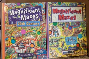 TWO MAGNIFICENT MAZES BOOKS - HARDCOVER - HISTORICAL & 20TH CENTURY Anna Nilsen - Bild 1 von 1