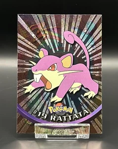 Pokemon Topps Series 1 Ratatta #19 Holo Chrome Rare Mint “Rays” - Picture 1 of 3