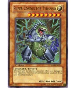 Yugioh - Super Conduttore Tyranno (Ultra Rara) (1ª Edizione) - SD09-EN001 P - Foto 1 di 1