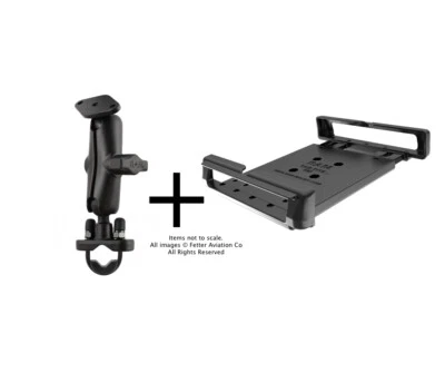 RAM Motorcycle ATV Handlebar Mount for iPad Mini, Galaxy Others w/Lifeproof case - Image 1 of 4
