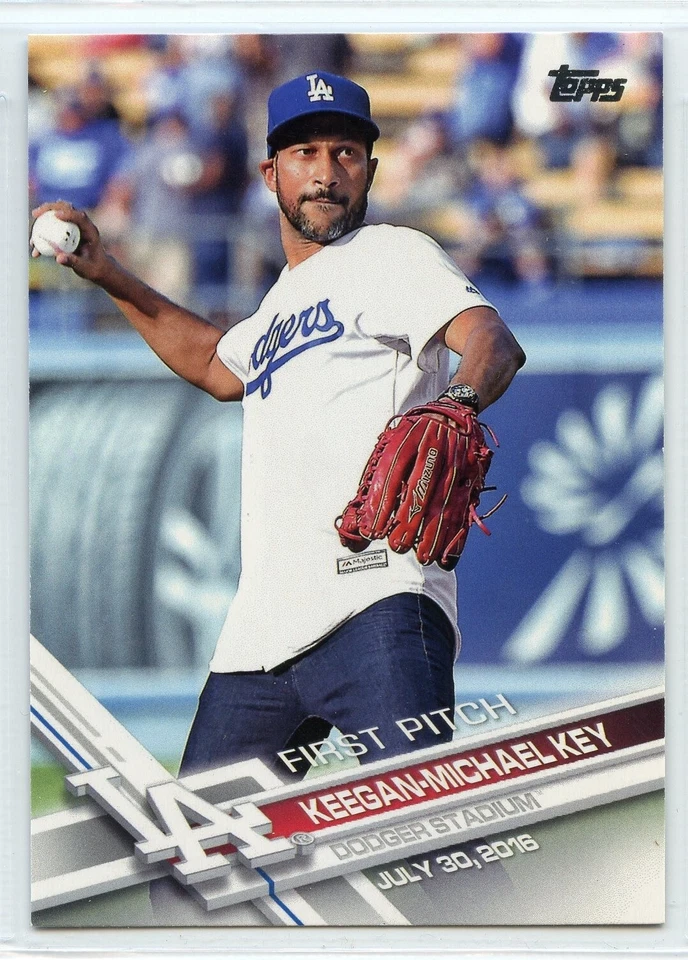 2017 Topps First Pitch - #FP-7 - Keegan-Michael Key - Los Angeles Dodgers - Image 1 of 1