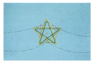 Postcard Luigi Ghirri, Photographer "Modena, Italy" Lighted Star 1974 MINT - Picture 1 of 1