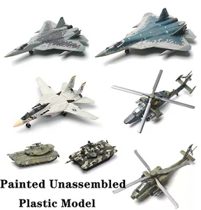 F-14、SU-57、B-2、Leopard 2A7、T-14、T-90、SU-35 Fighter Plástico pintado sin montar - Imagen 1 de 17