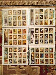 Lot 6 Nude Painting Sheet  Fomenok Donskaya Gluckmann Lyapkalo Falconi 2016 gr - Picture 1 of 7