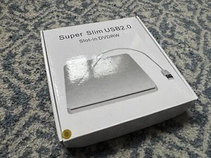 Slim External USB 2.0 case for DVD CD RW Writer Drive *Case only, Drive NOT inc* - Picture 1 of 5