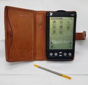 Handspring Visor Portable PDA Organizer Palm Pilot & Leather Case