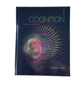 Cognition 9th Edition Theories & Applications Stephen Reed Hardcover Dust Cover - Picture 1 of 8