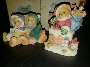 Enesco Cherished Teddies Up on the Rooftop + A Cozy Christmas Kris Cheryl Santa - Bild 1 von 8