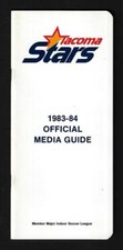 1983-84 Tacoma Stars Media Guide, MISL Major Indoor Soccer League  - Near Mint