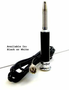 IC20-W - Hustler 44" Roof/Deck Mount CB Antenna With Spring (White) - Picture 1 of 1