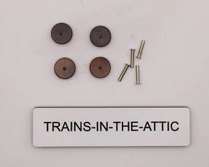 LIONEL ZW TRANSFORMER 4EA V-45 CARBON ROLLERS & ZW-102 RIVETS ALSO FOR ZW,KW,V,Z - Picture 1 of 1