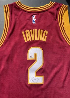 Kyrie Irving Signed Autographed Cleveland Cavaliers Swingman Jersey Psa/Dna Coa - Image 1 of 4