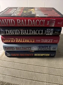 Lot Of 5: DAVID BALDACCI Hardback Novel Books 1st Edition VERY GOOD CONDITION - Imagen 1 de 8