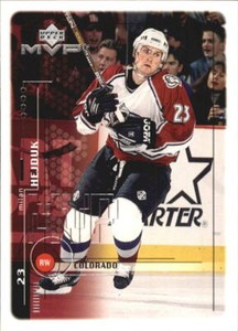 1998-99 Upper Deck MVP Hockey #55 Milan Hejduk RC