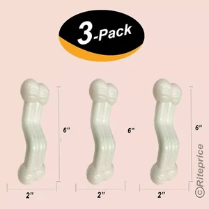 3 Pcs Nylabone Power Chew Flavored Durable Chew Toy for Dogs Chicken Flavor -New - Picture 1 of 7