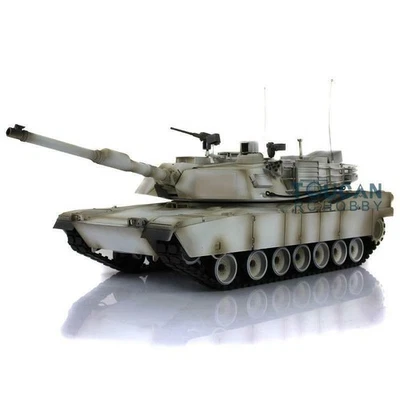 Henglong 1/16 Snow 7.0 Customize Abrams RC Tank 3918 360° Turret Barrel Recoil - Image 1 of 4