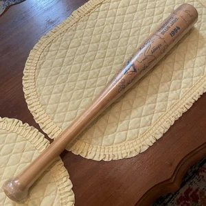 Mazza da baseball Toronto Blue Jays 1994 miniatura in legno 18" con autografi vintage - Foto 1 di 11