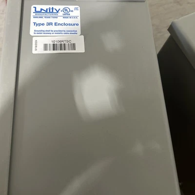 884RTSC UNITY TYPE 3 ENCLOSURE, RT JUNCTION BOX 8X8X4, LOW CARBON STEEL MATERIAL - Image 1 of 3