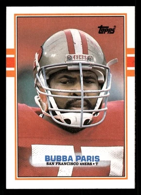 Bubba Paris 1989 Topps #22 San Francisco 49ers - Image 1 of 2