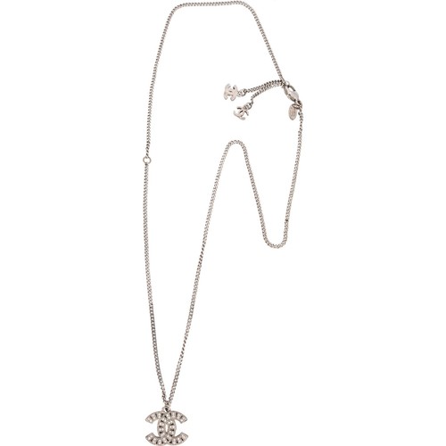 Collana Chanel Crystal Mini CC Coco CC Chain Collier Catena