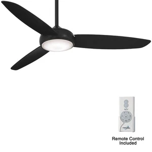 Concept IV - 54 Inch Ceiling Fan with Light Kit-Coal Finish-Coal Blade Color - Picture 1 of 12