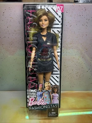 Barbie Fashionistas Barbie Muñeca 12” #87 Rockstar Glam 1959 World Tour Mattel Nueva Foto 1 de 4