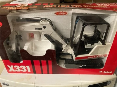 Excavadora de juguete Bobcat X331 con control remoto de colección R/C nueva en caja Foto 1 de 4
