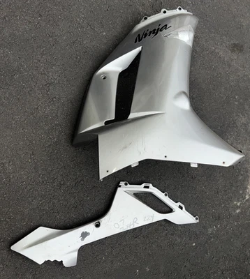 Kawasaki Ninja ZX6R ZX6 ZX 6 600 2007 carenado lateral derecho cubierta de cubierta 2008 Foto 1 de 4
