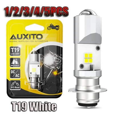 AUXITO LED Luz 3000K Amarillo 6500K Blanco Bombilla FARO MOTO ATV UTV1-5x Foto 1 de 4