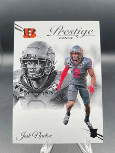 2024 Panini Prestige JOSH NEWTON (RC) Rookie Card #390 Bengals - Horned Frogs - Picture 1 of 5