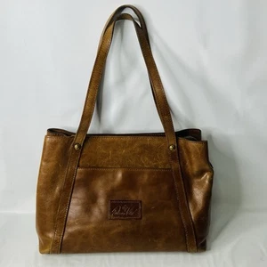 PATRICIA NASH Chantilly Women's Brown Leather Shoulder Bag VINTAGE No Strap - Picture 1 of 21