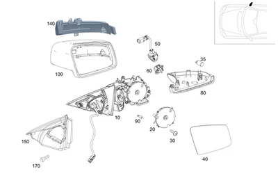 Lámpara intermitente original Mercedes-Benz 212-906-73-01 Foto 1 de 2