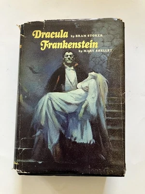 Dracula Bram Stoker Frankenstein Mary Shelley 1987 BCE HC DJ Pls Read - Image 1 of 4