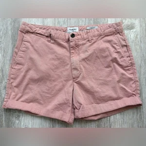 Goodfellow & Co | Men’s Pink Salmon 6” Inseam Chino Linden Shorts | 36 - Foto 1 di 3