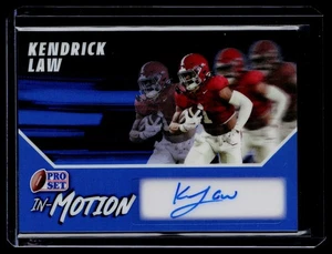 2025 Leaf Pro Set #5/20 Blue Kendrick Law In-Motion Auto - Picture 1 of 2
