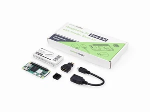 Raspberry Pi Zero 2 WH Kit Official Pre-Soldered Header Heatsink USB Cable HD... - Bild 1 von 8