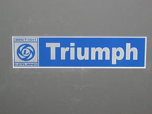 Triumph British Leyland Sign TR6 TR4 TR250 TR3 - Picture 1 of 1