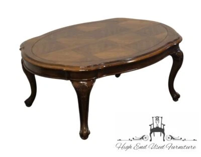 MUEBLES CENTURY Colección Chardeau Provincial Francés 42" Acento Ovalado Café... Foto 1 de 4