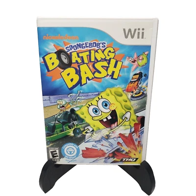 SpongeBob's Boating Bash Nintendo Wii Game TESTED No Manual - Image 1 of 3