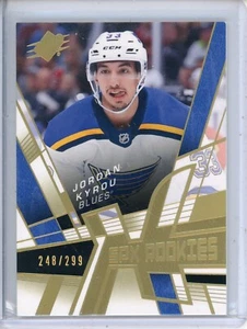 2018-19 Upper Deck SPx Jordan Kyrou 08-KY Retro Rookies 248/299 St. Louis Blues - Picture 1 of 1
