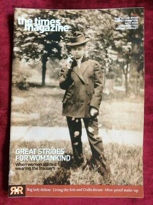 TIMES magazine 05/04/2003 Abercrombie & Fitch Antony Gormley Colin Renfrew UK - Image 1 of 2