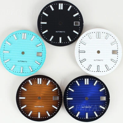 Quadranti luminescenza 3C 30,8 mm quadranti Nautilus mod per Seiko nh35 nh36 nh38movimento - Immagine 1 di 4