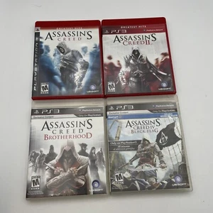 Lote de 4 juegos Assassins Creed PS3 Bundle excelente estado PlayStation 3 - Imagen 1 de 13
