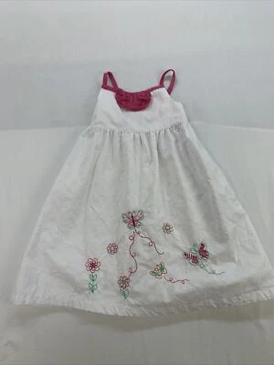 Vestido Solero Penelope Mack, LTD Niñas Completamente Forrado con Mariposas Bordadas 4T Foto 1 de 4