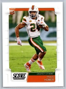 2019 Score - Rookies Travis Homer #418 (RC) - Picture 1 of 2