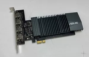 2GB Asus nVidia GeForce GT710 Quad 4K HDMI Ports GDDR5 PCI-e Graphics Video Card - Picture 1 of 5