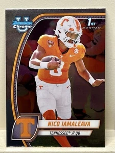 2024 Bowman U Chrome Nico Iamaleava 1st #139 Tennessee Volunteers - Picture 1 of 2
